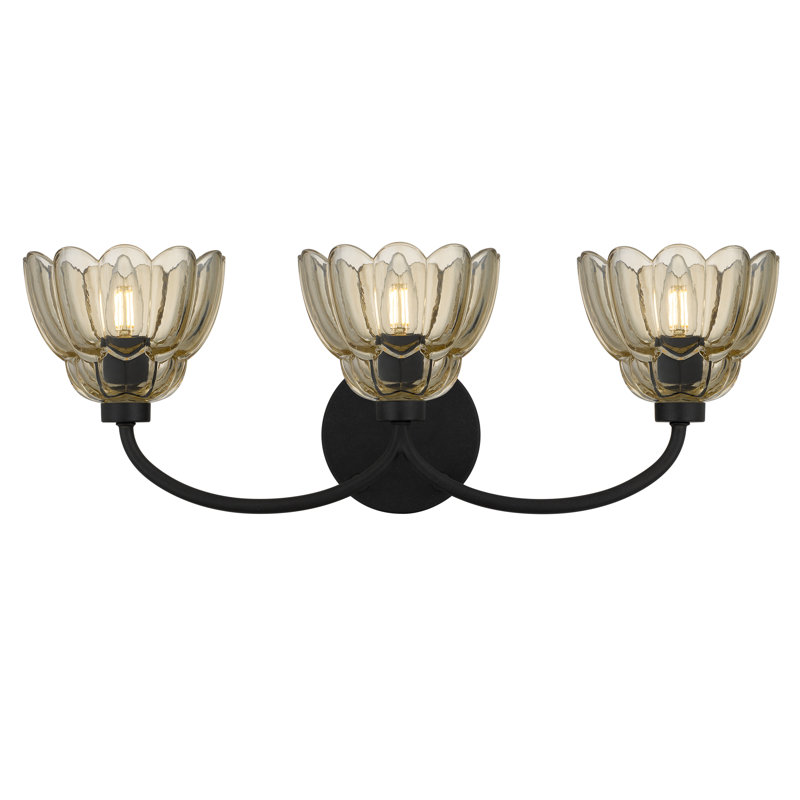 Whitecap 3-Light Mottled Cocoa Vanity Light