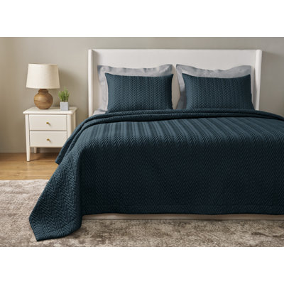 P/Kaufmann Home Cascade Quilted Cotton 3-Piece Bedspread Set