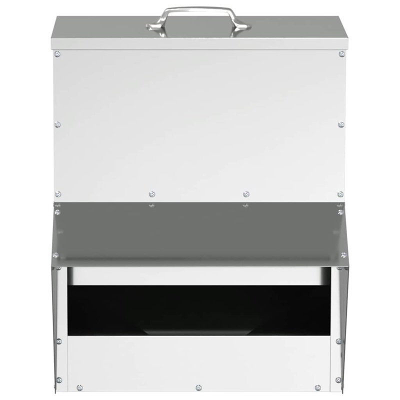 Galvanised Steel Feeder, 43.5cm H x 35cm W x 20.5cm D