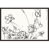 Chenille Floral III Print by Wendy Kleine