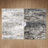 Pavelina Abstract Reversible Gray/Dark Machine-Washable Area Rug with Rug Pad-616938597-619971375