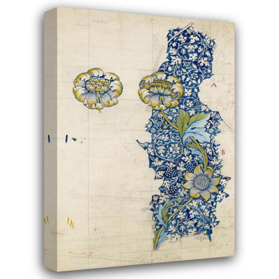 "Kenneth" par William Morris - Art mural sur toile tendue avec châssis