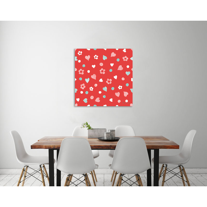 «Paws Of Love Motif IIC», toile tendue par Beth Grove, H 18 po x l 18 po x P 1,5 po