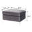 Grey Rectangle Ottoman-1525189651