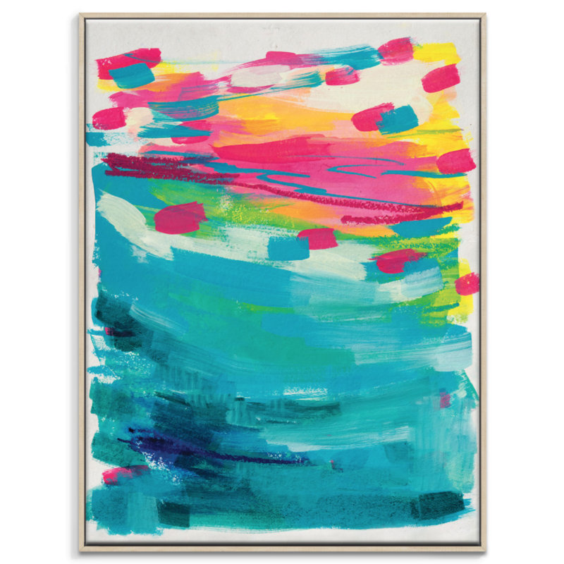 Amira Rahim - Print on Canvas, 102cm H x 76cm W, Timber Floater Frame