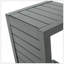 Table en forme de C CAPE CORAL ALU GRIS-1383093072