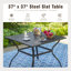Ignasas 4 - Person Patio Dining Set with Square Table , Cushions Included