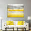 Impression abstraite sur toile jaune-1441782657