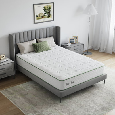 Novilla 27cm   Ortho Memory Foam Pocket Sprung Zoned Mattress