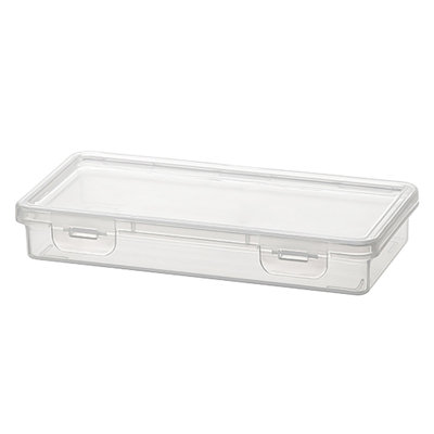 Pencil Case Pencil Case Extra Large Capacity Plastic Pencil Box Stackable Translucent Clear Pencil Box Office Supplies Storage Organizer Box