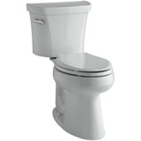 Highline 1.28 GPF Water Efficient Elongated Two-Piece toilet (Seat Not Included)