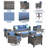 GRST Wicker/Rattan 7-Person Seating Group with Cushions-2124273065