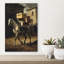 Impression d'art mural cheval rétro classique-129712648