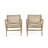 Brown Outdoor Chairs - & Long-Lasting Wood Of 2 Transitional   2  Stable