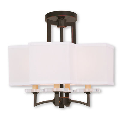 Amenia 4 - Light Dimmable Geometric Chandelier