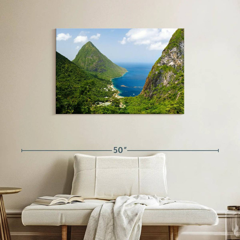 Montagnes Gillard Piton, H 26 po x l 39 po