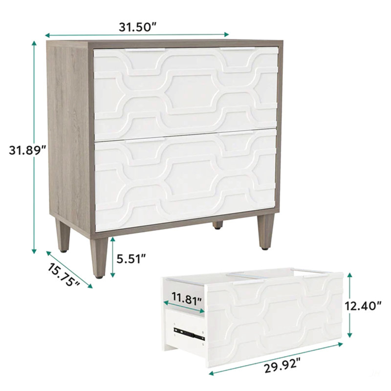 2-Drawer File Cabinet,Ample Storage Cabinet