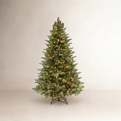 7.5' Lighted Fir Christmas Tree