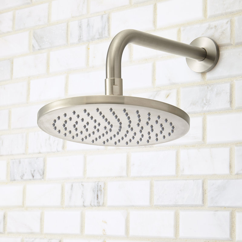 Neo 2.5 GPM Rain Fixed Shower Head, Brushed Nickel