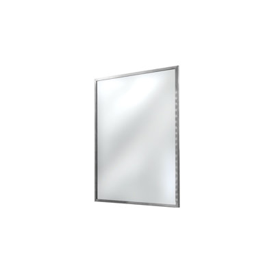 24C2A364820B4EBA84FE8964E5827CAE Miroir anti-vol avec cadre 24 po x 30 po - Acier inoxydable brossé