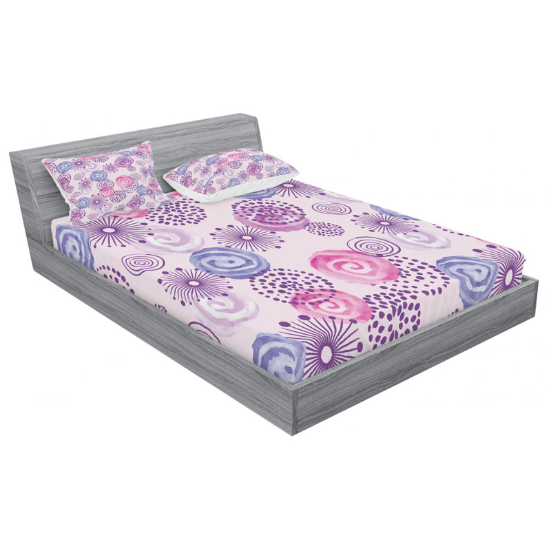 Microfiber Sheet Set, Queen Sheet Set with Fitted Sheet