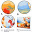 Orange orange, feuille, aventure III - art mural renard-1156363460-1156363484