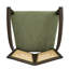 Ensemble de 2 chaises avec accoudoirs (brun foncé et vert)-2128627691-2128627689