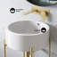Lavabo console rond 16,5 po Monaco, lavabo blanc-100946675