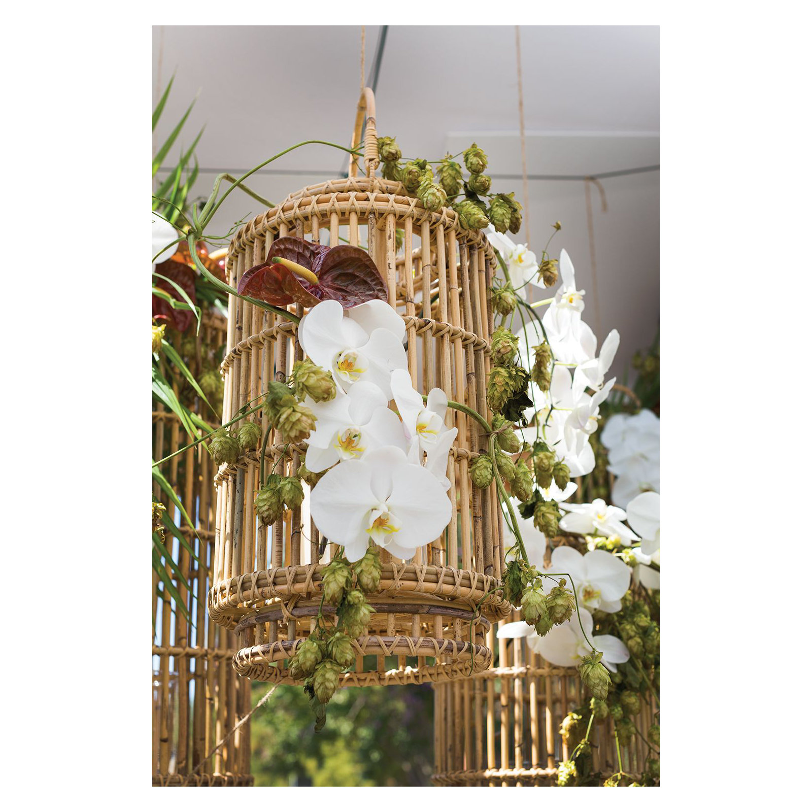 20.75" Wood Floor Lantern