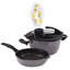 4 - Piece Non-Stick Aluminum Cookware Set
