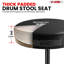 Tabouret de tambour confortable rembourré de mousse à mémoire de forme épaisse à 5 cœurs de 3 po, capacité de 330 lb réglable