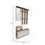 Emilce Hall Tree 100cm Wide with Bench-1834628346