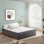  Matelas hybride à ressorts ensachés moyen en mousse à mémoire de forme 6 po