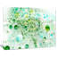 Molécules de fractal-bleu-vert-impression d’art graphique-35109242-35109243