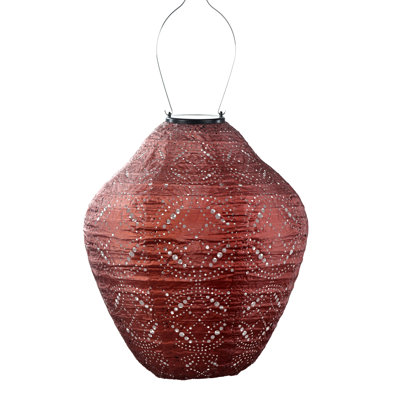 Cillan 34.5cm Solar Powered Integrated LED Outdoor Lantern