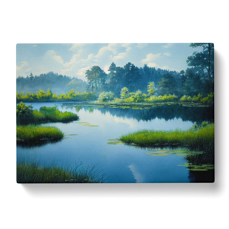 Beautiful Pond Vol.3 - Wrapped Canvas, 50cm H x 76cm W x 3cm D