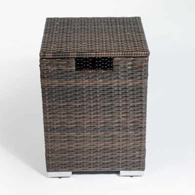 Rattan Propane Tank Cover Gas Bottle Cover Outdoor Wicker Gas Cylinder Cover