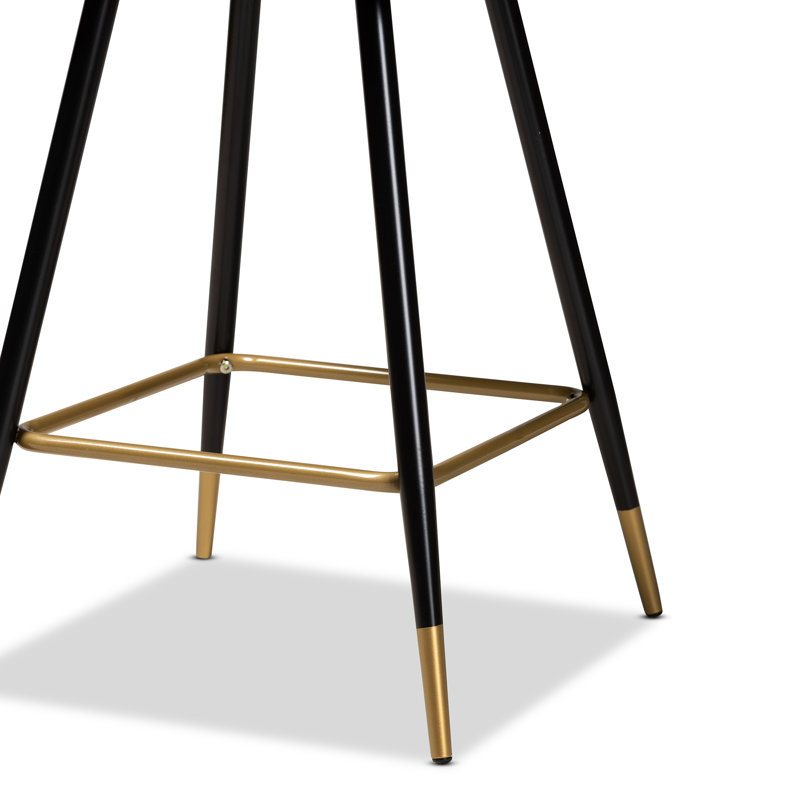 Upholstered Counter Stool, Green