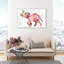 «Elephant Floral» par Oliver Gal - impression sur toile tendue-66976138-27615984