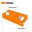 Canapé modulaire orange en cuir véritable-678635392-678635395-678635403