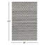 Addie geometric hand flatwoven and recycled P.E.T. Black/white rug-1004519628
