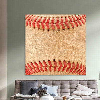 Personalized Baseball Themed Canvas Art Ideal For Room Offering A Distinct Sporty Aesthetic And Vibrant Wall Decor