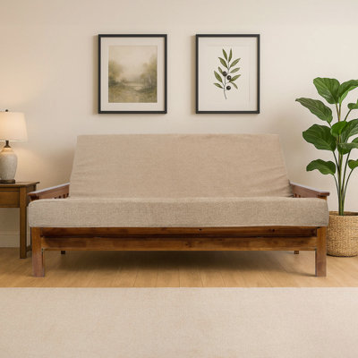 Matelas de futon pleine grandeur en mousse à mémoire de forme, facile à plier, lavable pour les chambres d'amis avec matelas, fermeture à glissière robuste, petits espaces pliables et espace de rangement