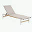 Chaise longue d'extérieur Aluminun
