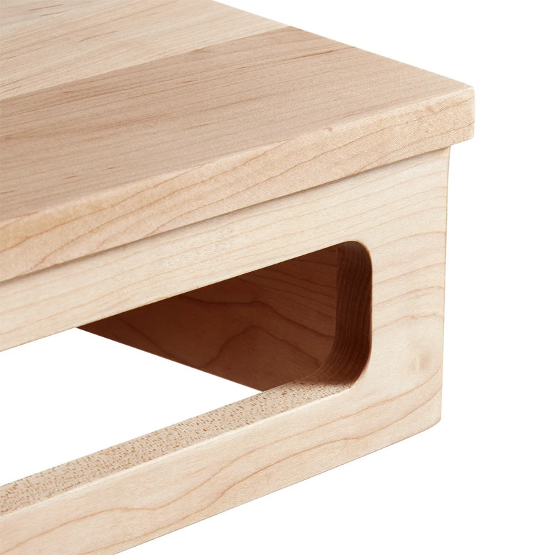 18" Unfinished Maple Wall-Mounted Vessel Sink Vanity