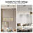 Aluminum Tassel Linear Chandelier Modern Round Ceiling Pendant Lighting Fixture-114219462