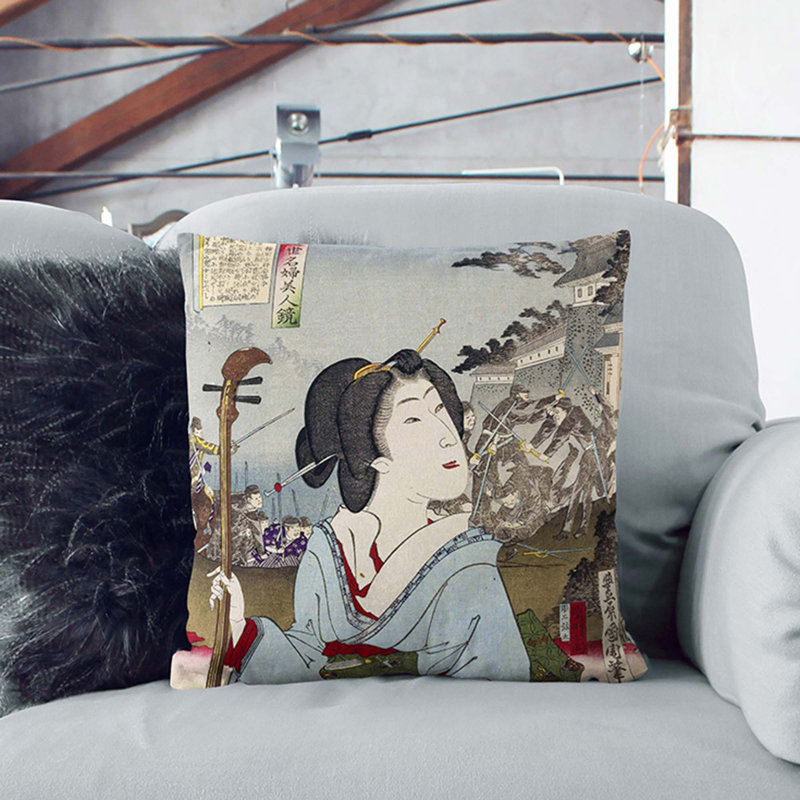 Square Throw Cushion, 55cm H x 55cm W x 20cm D
