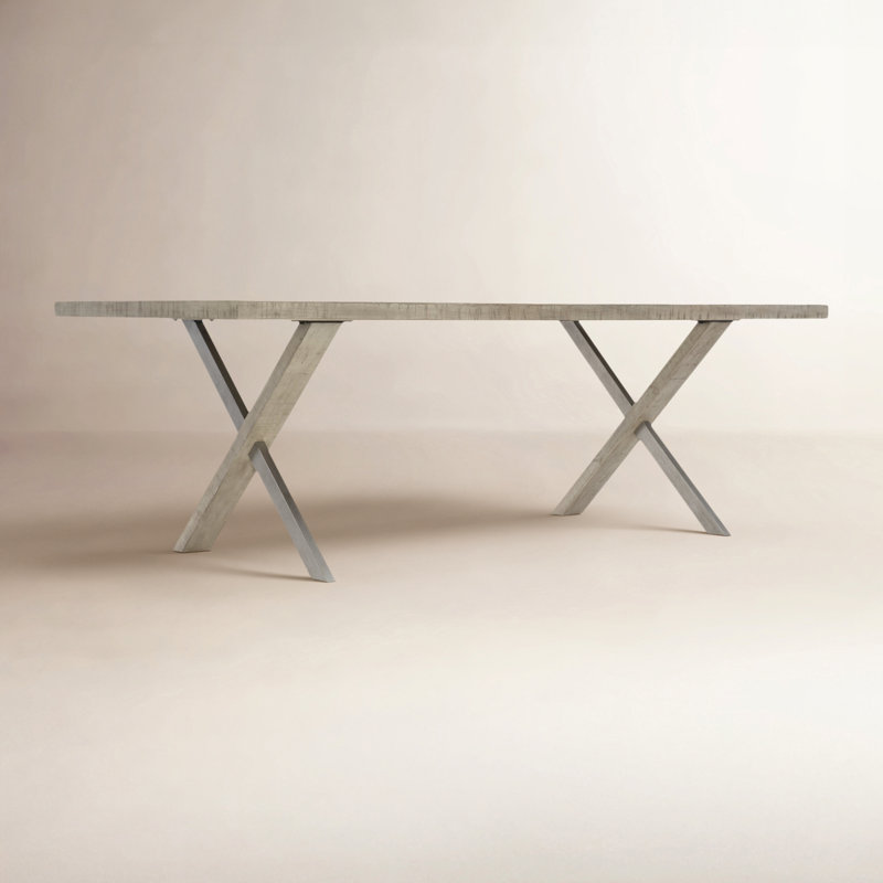 Milo Pine Solid Wood Top Dining Table