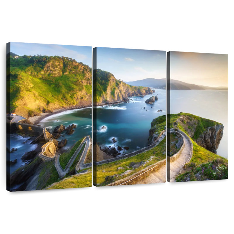 Alvord Gaztelugatxe Stairs, H 24 po x l 38 po