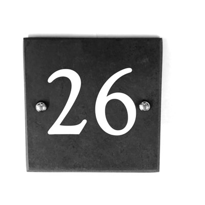Montesino 15cm H Slate House Number